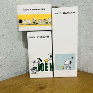 Peanuts Starbucks Mugs Set